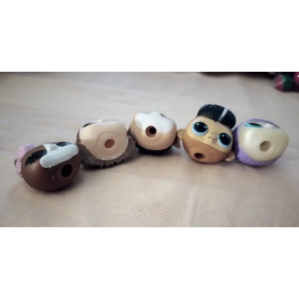 LOL Surprise Head Lot 6 LARGE + 5 SMALL Replacemets Pets Doll Big Lil Crafting